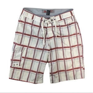 SH529 Mens WEARFIRST Vintage lined Military Cargo Swim Trunks 34 (L)